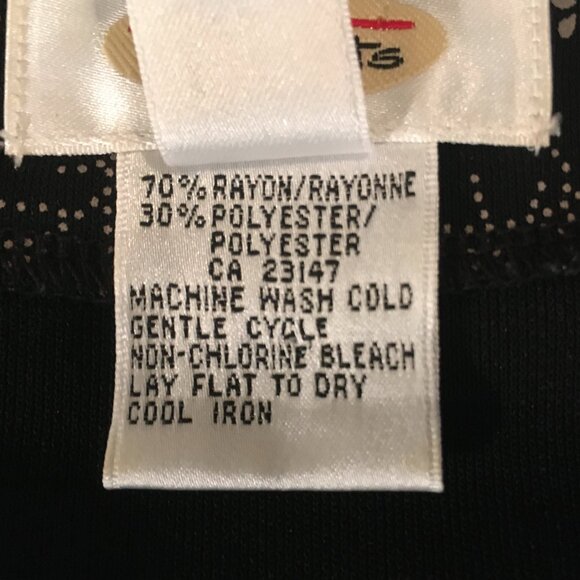 Talbots Women’s Wrap Style Blouse/Top Surplice Neck Floral 3/4 Sleeves (Sz Lg) - Picture 5 of 16